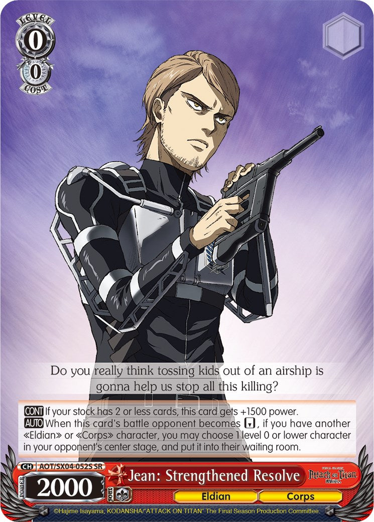 Image of Jean: Strengthened Resolve (Foil) [Attack On Titan: Final Season]