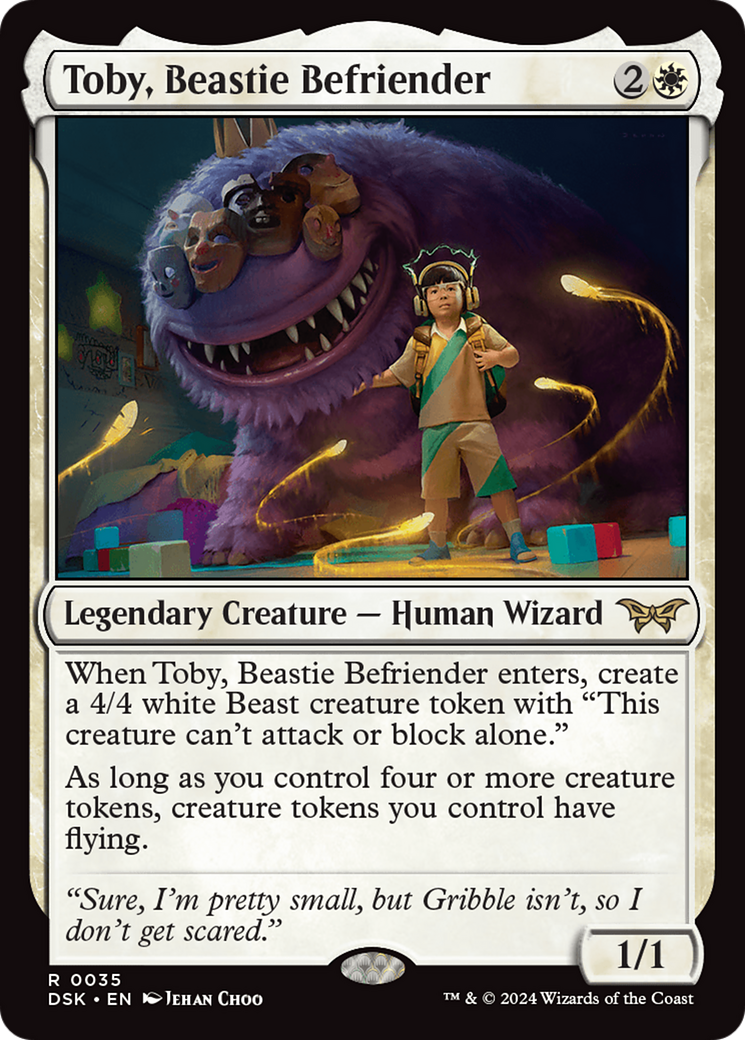 Image of Toby, Beastie Befriender [Duskmourn: House of Horror]