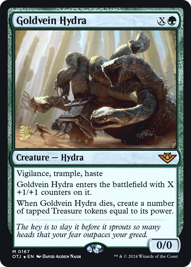Image of Goldvein Hydra [Outlaws of Thunder Junction Prerelease Promos]