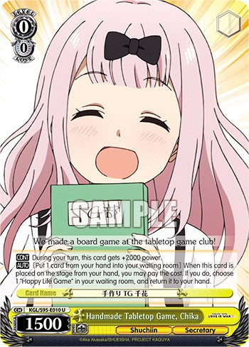 Image of Handmade Tabletop Game, Chika [Kaguya-Sama: Love is War?]