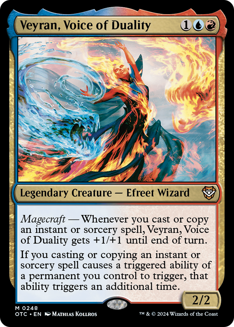 Image of Veyran, Voice of Duality [Outlaws of Thunder Junction Commander]