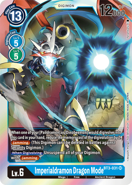 Image of Imperialdramon Dragon Mode [BT3-031] [Release Special Booster Ver.1.5]