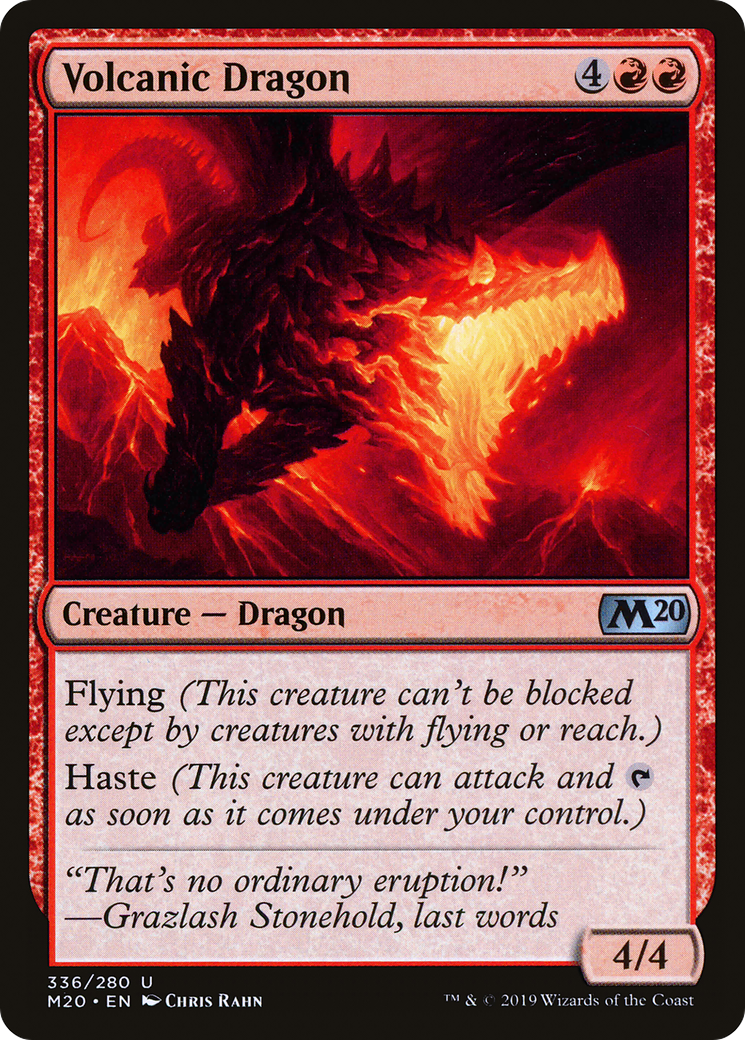 Image of Volcanic Dragon [Core Set 2020]