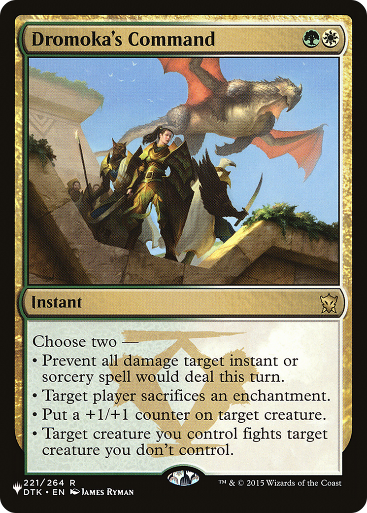 Image of Dromoka's Command [The List]