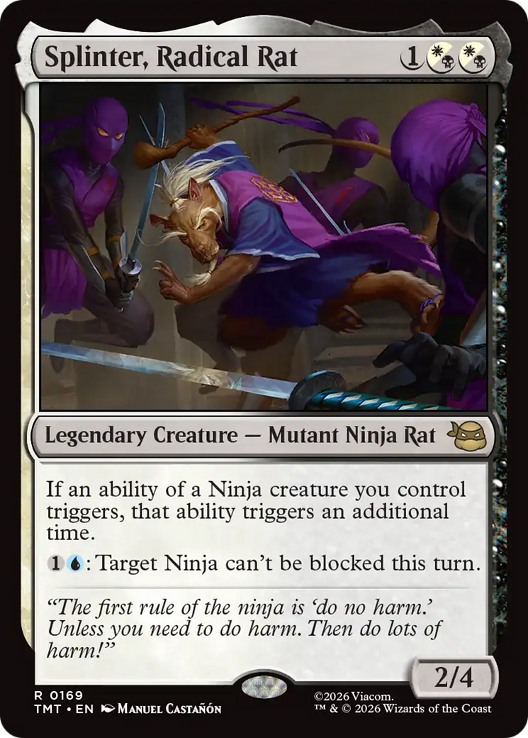 Image of Splinter, Radical Rat [Teenage Mutant Ninja Turtles]