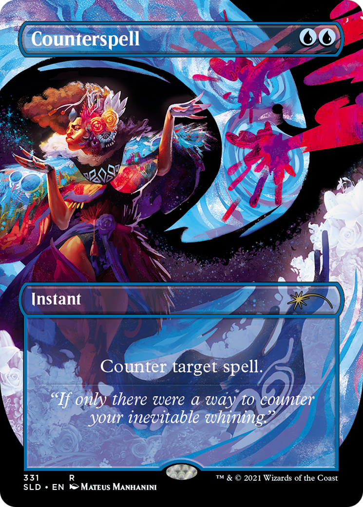 Image of Counterspell (Borderless) [Secret Lair Drop Series]