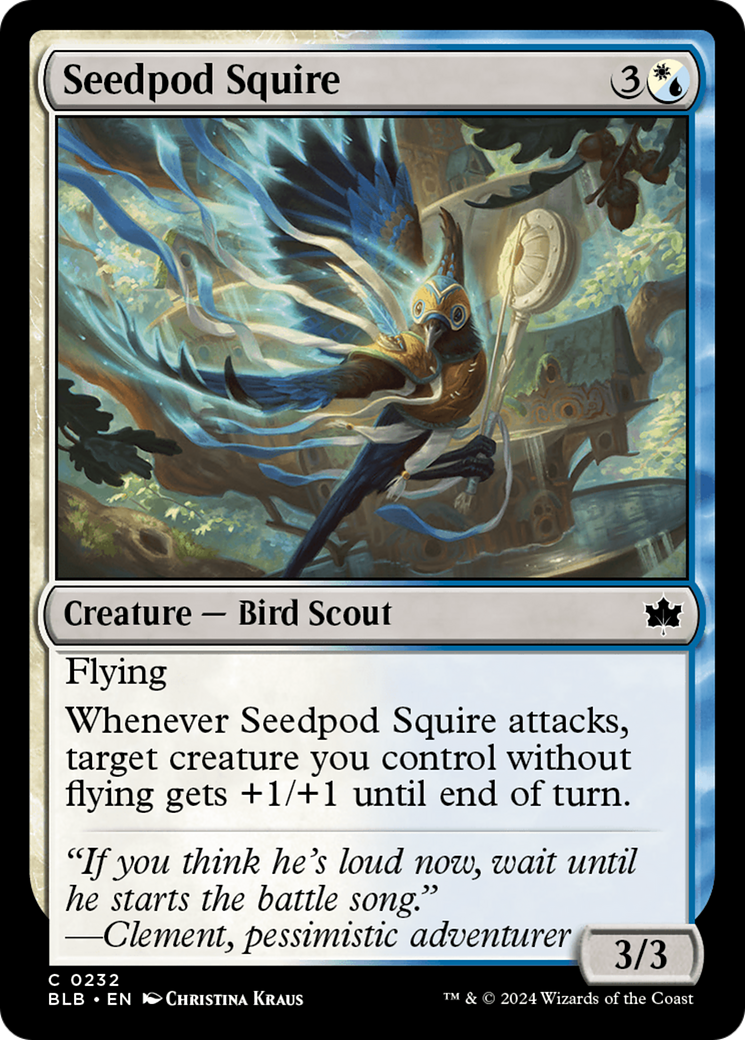 Image of Seedpod Squire [Bloomburrow]