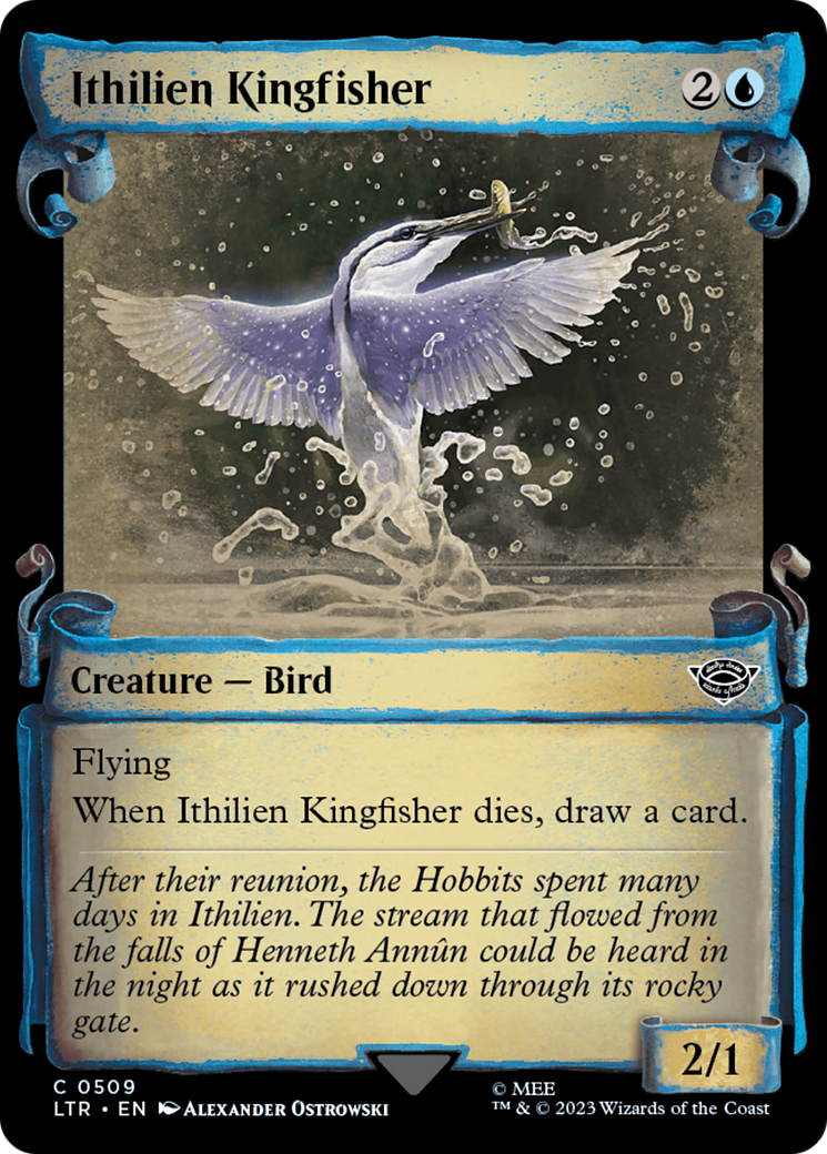 Image of Ithilien Kingfisher [The Lord of the Rings: Tales of Middle-Earth Showcase Scrolls]
