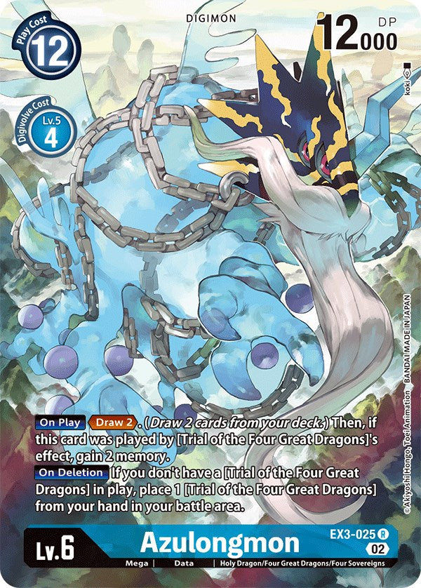 Image of Azulongmon [EX3-025] (Alternate Art) [Draconic Roar]