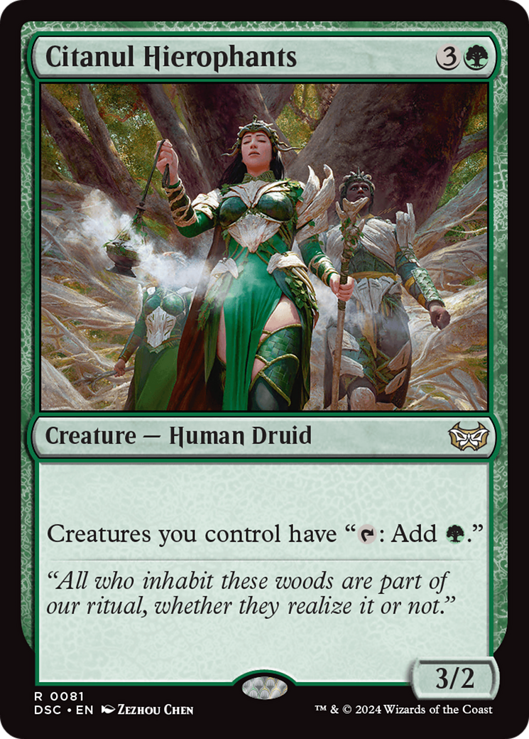 Image of Citanul Hierophants [Duskmourn: House of Horror Commander]
