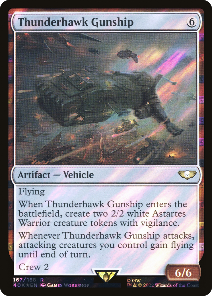 Image of Thunderhawk Gunship (Surge Foil) [Warhammer 40,000]