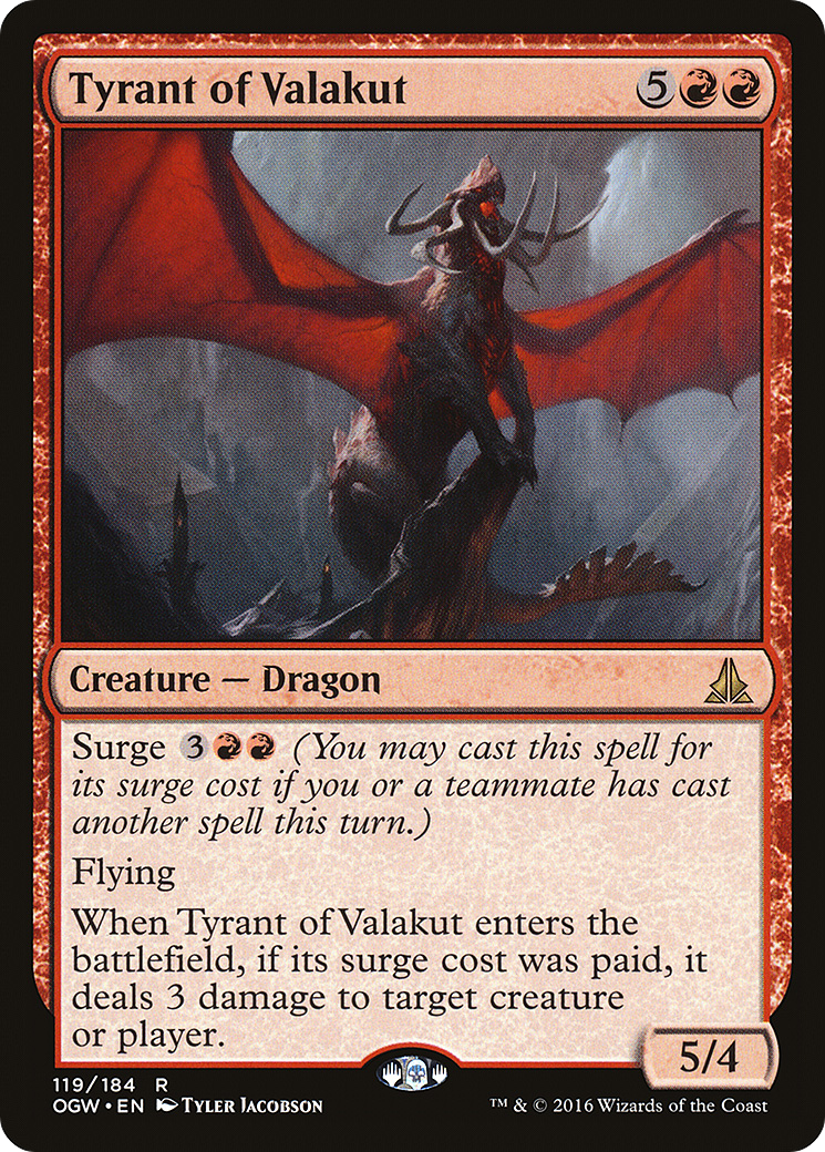 Image of Tyrant of Valakut [Oath of the Gatewatch]