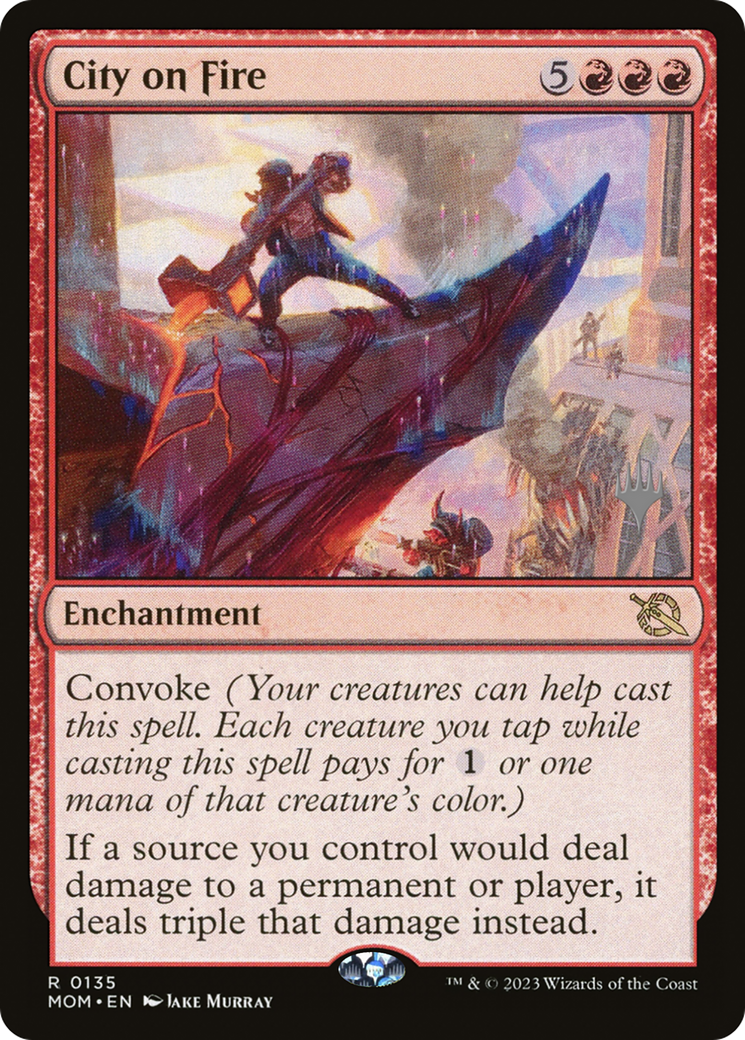 Image of City on Fire (Promo Pack) [March of the Machine Promos]