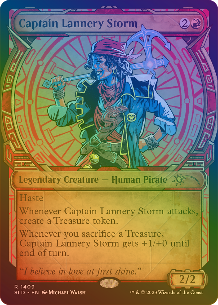 Image of Captain Lannery Storm (Rainbow Foil) [Secret Lair Drop Series]