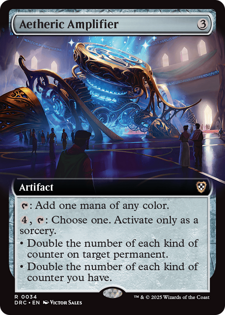 Image of Aetheric Amplifier (Extended Art) [Aetherdrift Commander]