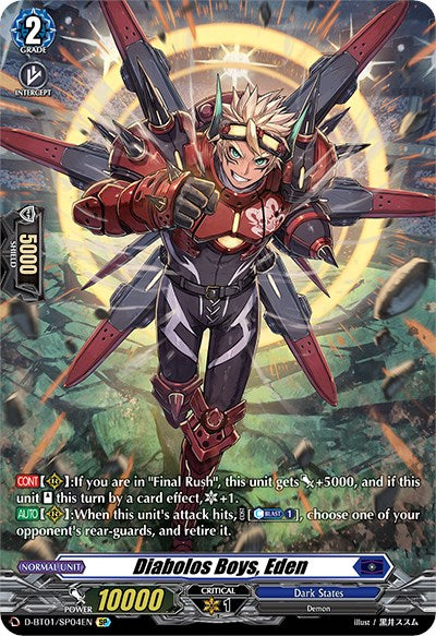 Image of Diabolos Boys, Eden (D-BT01/SP04EN) [Genesis of the Five Greats]