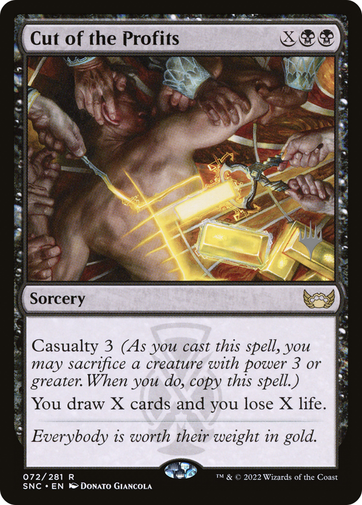 Image of Cut of the Profits (Promo Pack) [Streets of New Capenna Promos]