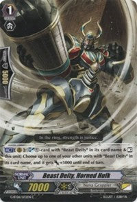 Image of Beast Deity, Horned Hulk (G-BT06/072EN) [Transcension of Blade & Blossom]