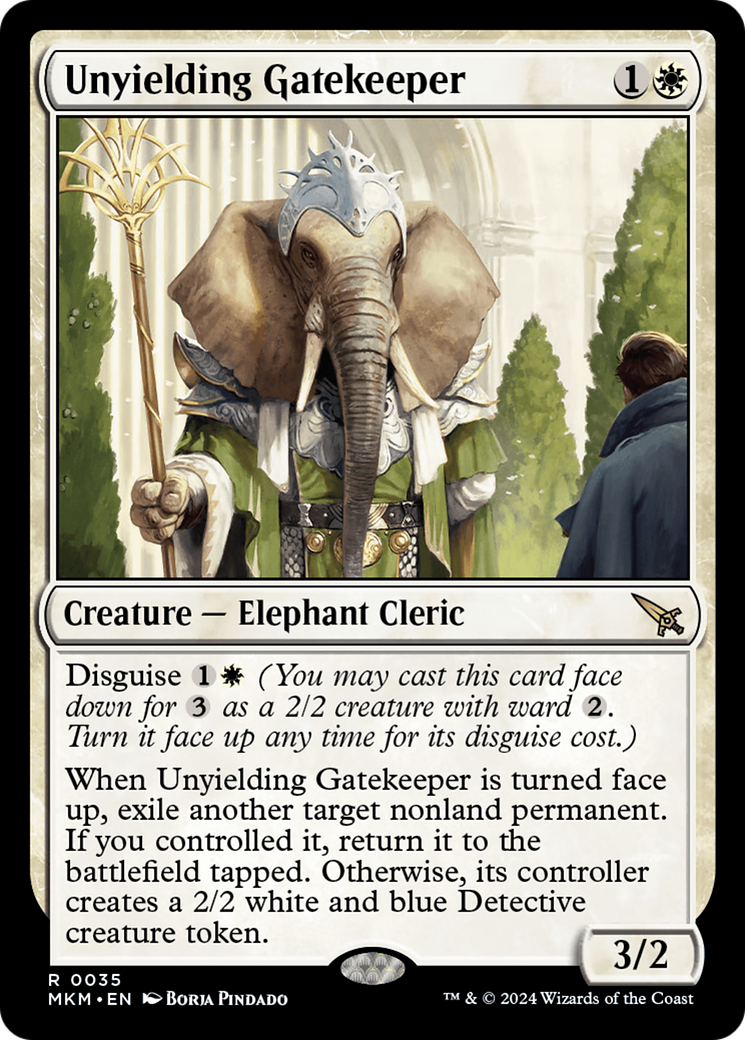 Image of Unyielding Gatekeeper [Murders at Karlov Manor]