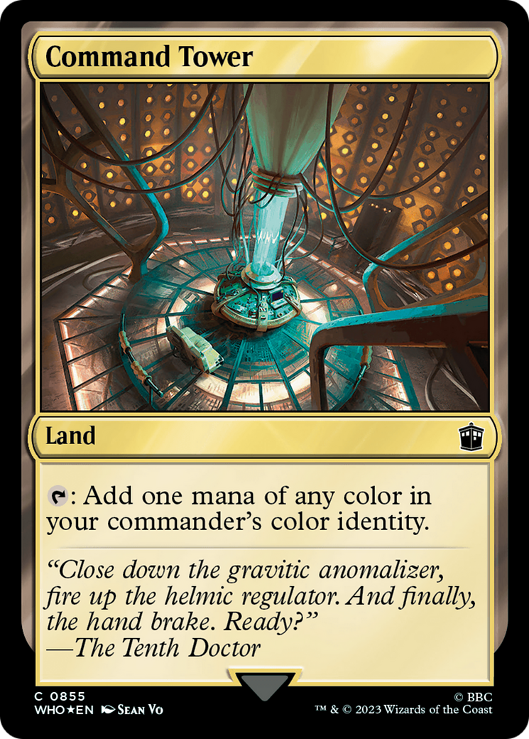 Image of Command Tower (0855)(Surge Foil) [Doctor Who]