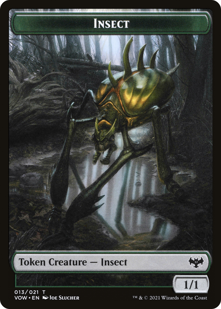 Image of Insect Token [Innistrad: Crimson Vow Tokens]