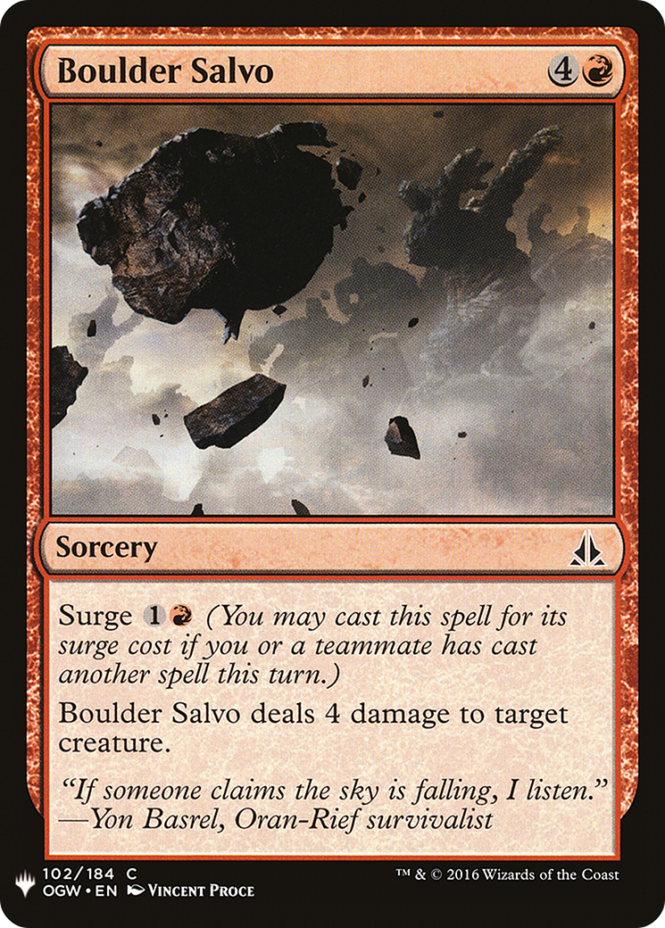 Image of Boulder Salvo [Mystery Booster]