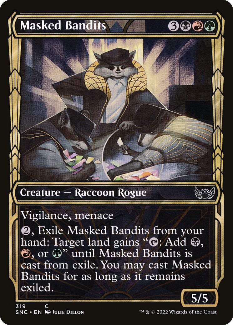 Image of Masked Bandits (Showcase Golden Age) [Streets of New Capenna]
