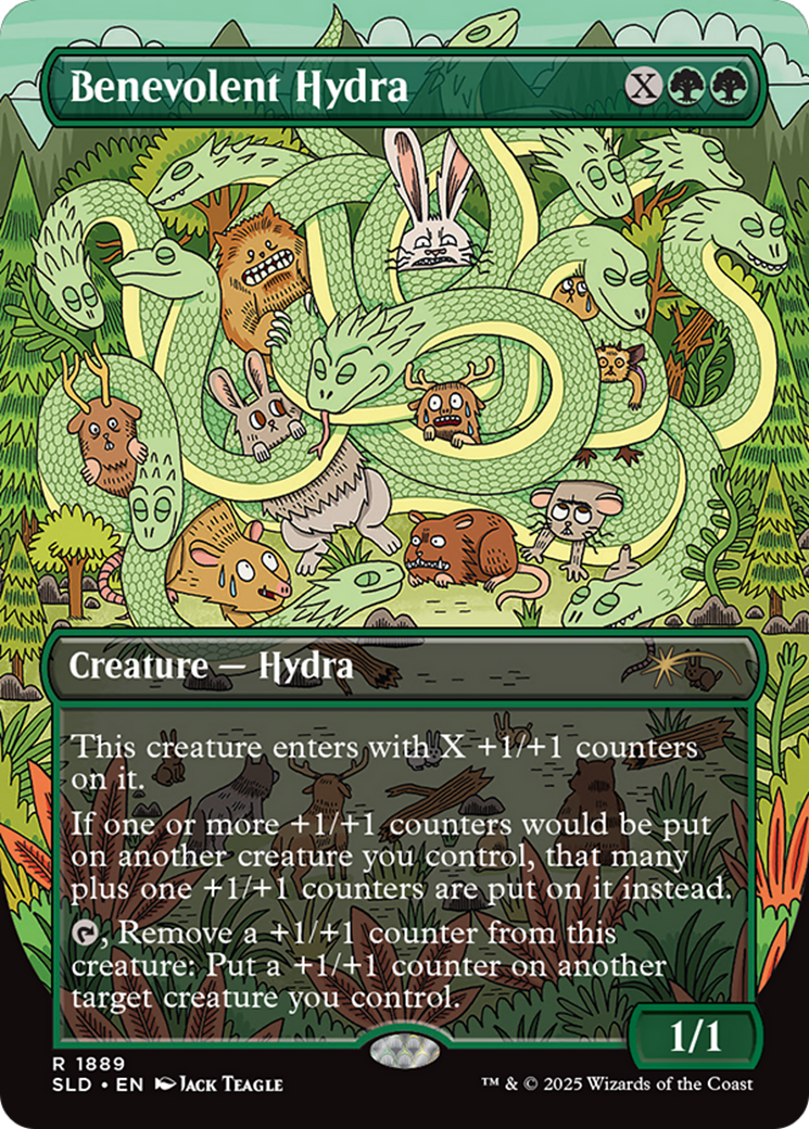 Image of Benevolent Hydra (Rainbow Foil) [Secret Lair Drop Series]