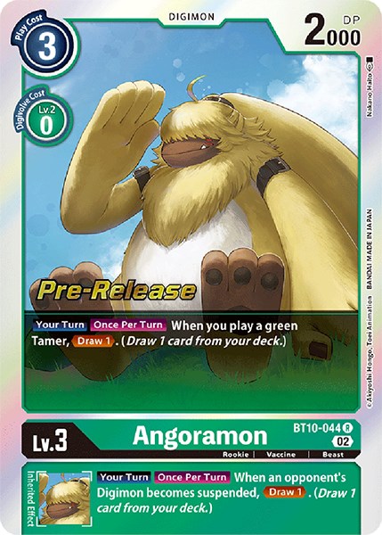 Image of Angoramon [BT10-044] [Xros Encounter Pre-Release Cards]