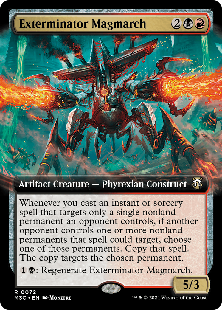 Image of Exterminator Magmarch (Extended Art) [Modern Horizons 3 Commander]
