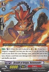 Image of Breath of Origin, Rolamandri (BT11/066EN) [Seal Dragons Unleashed]