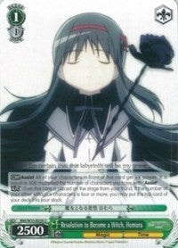 Image of Resolution to Become a Witch, Homura (MM/W35-E039 U) [Puella Magi Madoka Magica the Movie -Rebellion-]