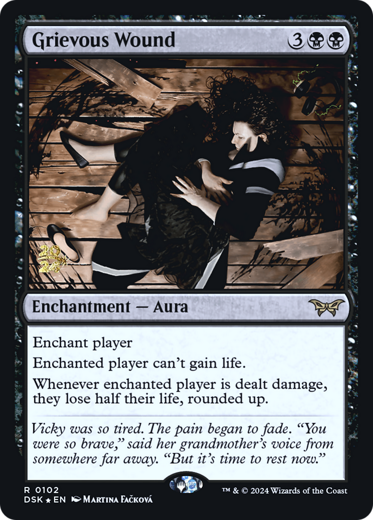 Image of Grievous Wound [Duskmourn: House of Horror Prerelease Promos]