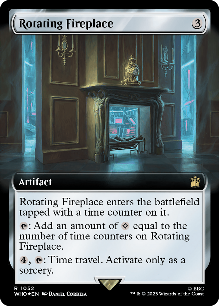Image of Rotating Fireplace (Extended Art) (Surge Foil) [Doctor Who]