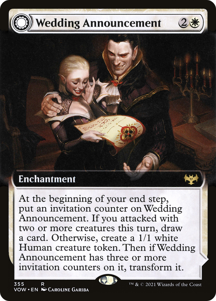 Image of Wedding Announcement // Wedding Festivity (Extended Art) [Innistrad: Crimson Vow]