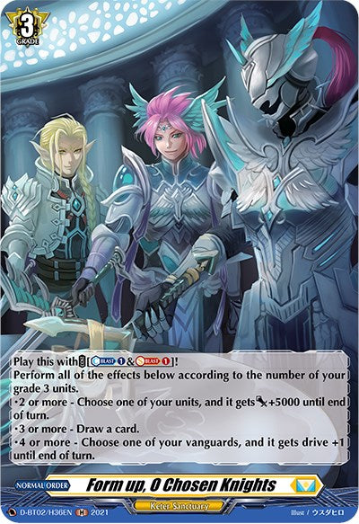 Image of Form up, O Chosen Knights (D-BT02/H36EN) [A Brush with the Legends]