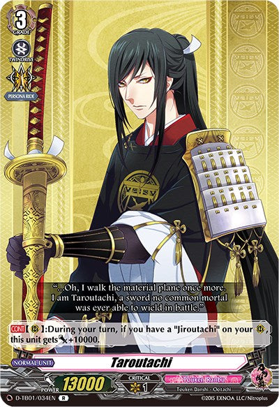 Image of Taroutachi (D-TB01/034EN) [Touken Ranbu: ONLINE 2021]