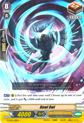Image of Howl Owl (G-TD10/018EN) [Ritual of Dragon Sorcery]