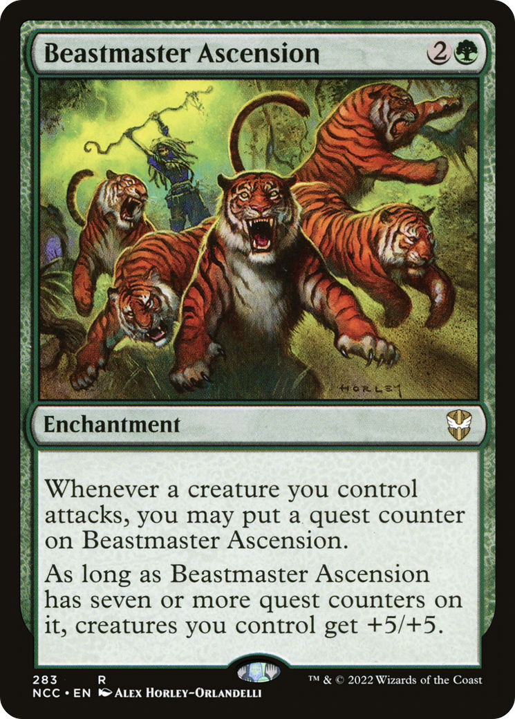 Image of Beastmaster Ascension [Streets of New Capenna Commander]