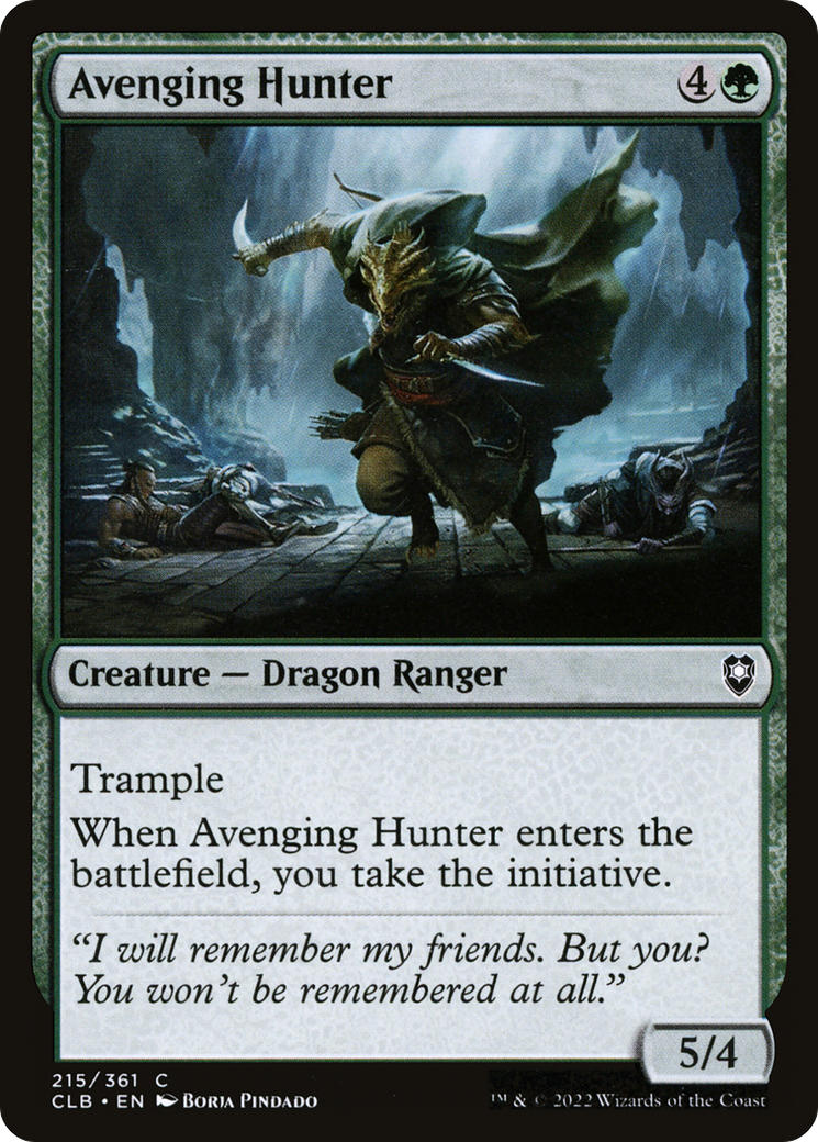Image of Avenging Hunter [Commander Legends: Battle for Baldur's Gate]