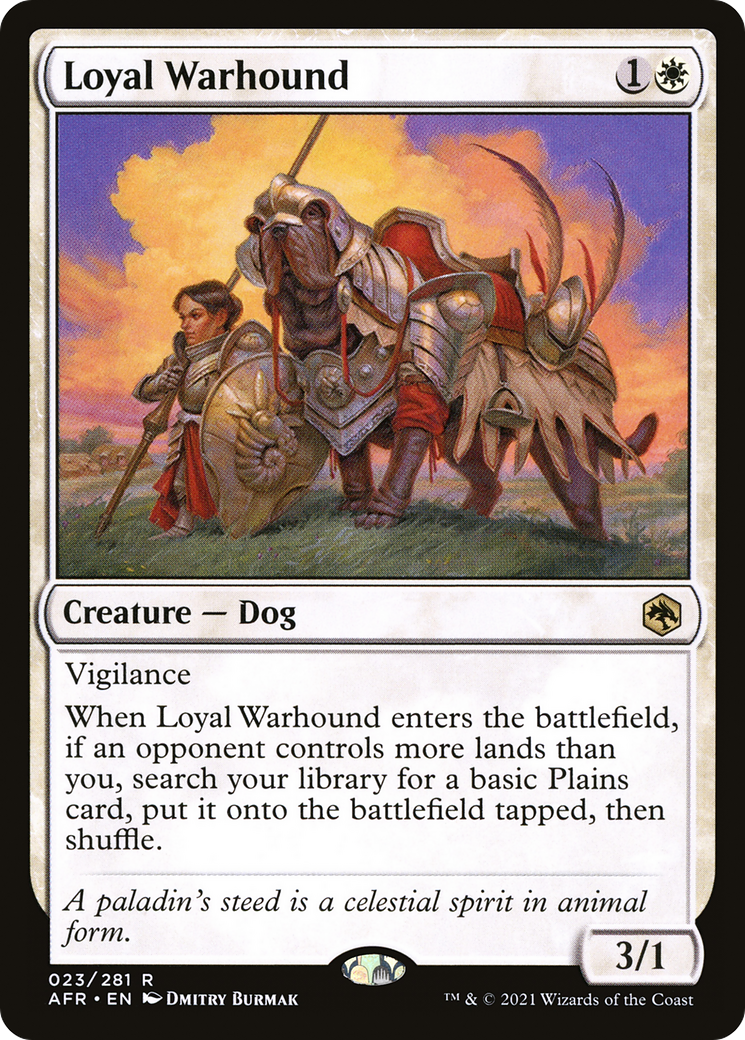 Image of Loyal Warhound [Dungeons & Dragons: Adventures in the Forgotten Realms]
