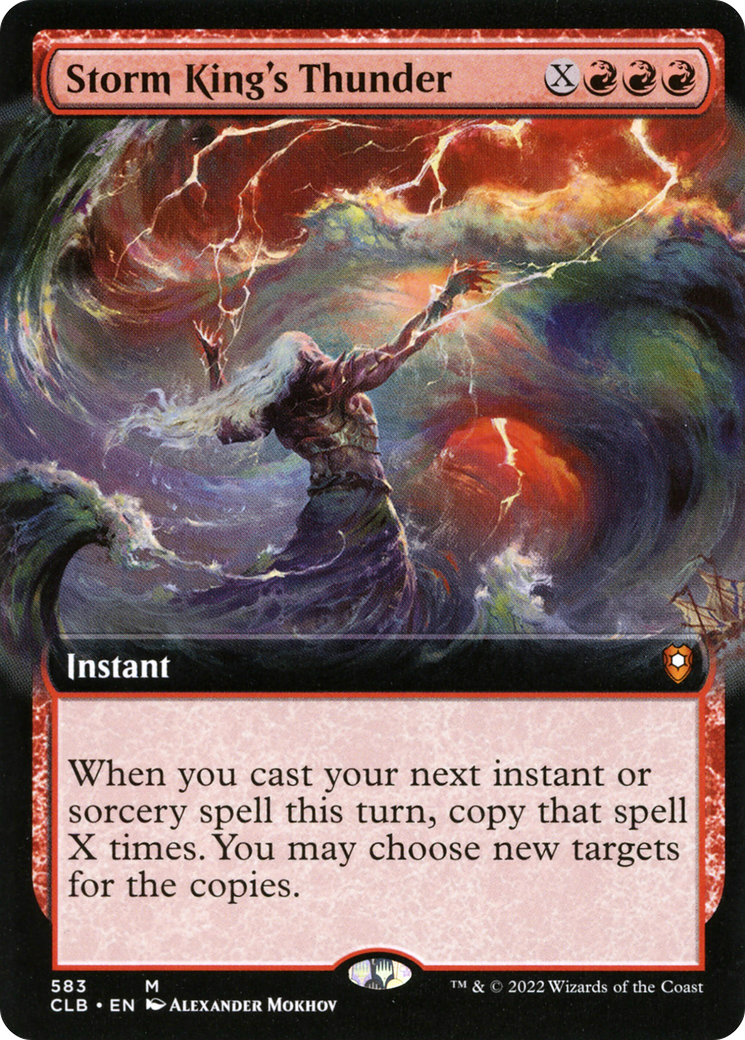 Image of Storm King's Thunder (Extended Art) [Commander Legends: Battle for Baldur's Gate]