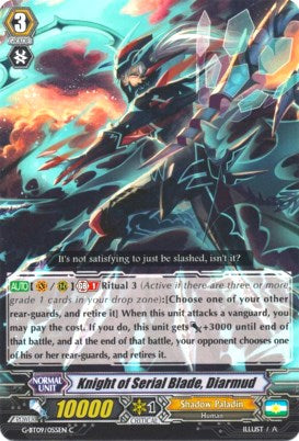 Image of Knight of Serial Blade, Diarmud (G-BT09/055EN) [Divine Dragon Caper]