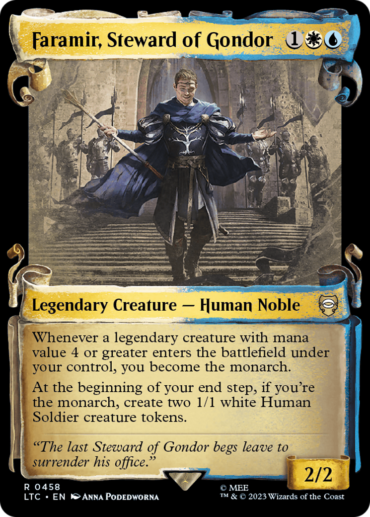 Image of Faramir, Steward of Gondor [The Lord of the Rings: Tales of Middle-Earth Commander Showcase Scrolls]