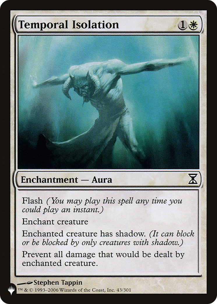 Image of Temporal Isolation [The List]