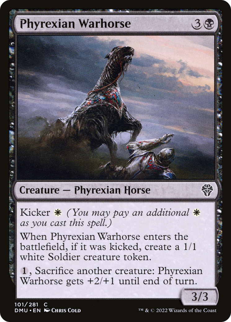 Image of Phyrexian Warhorse [Dominaria United]