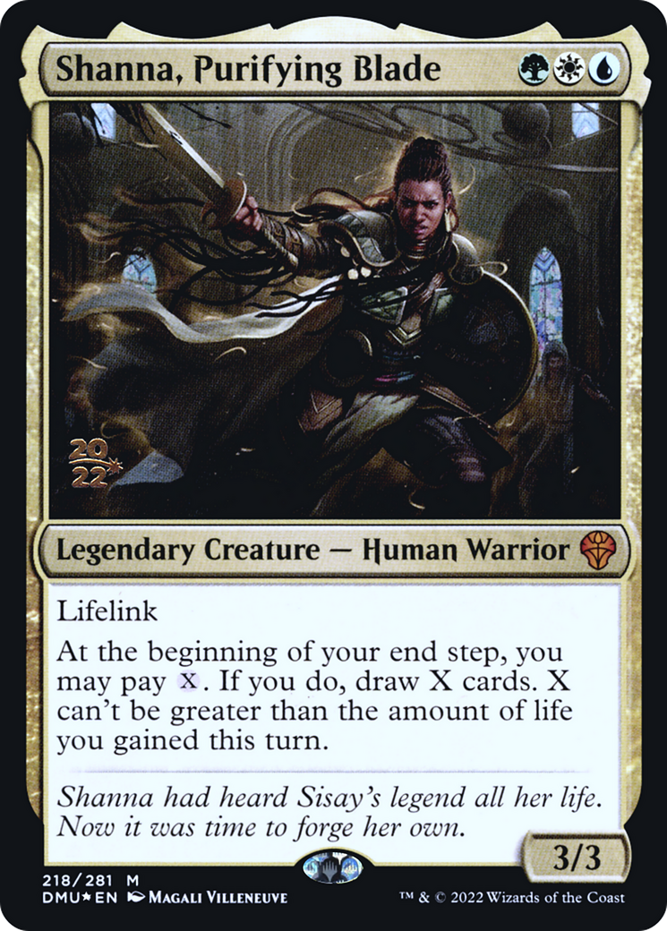 Image of Shanna, Purifying Blade [Dominaria United Prerelease Promos]