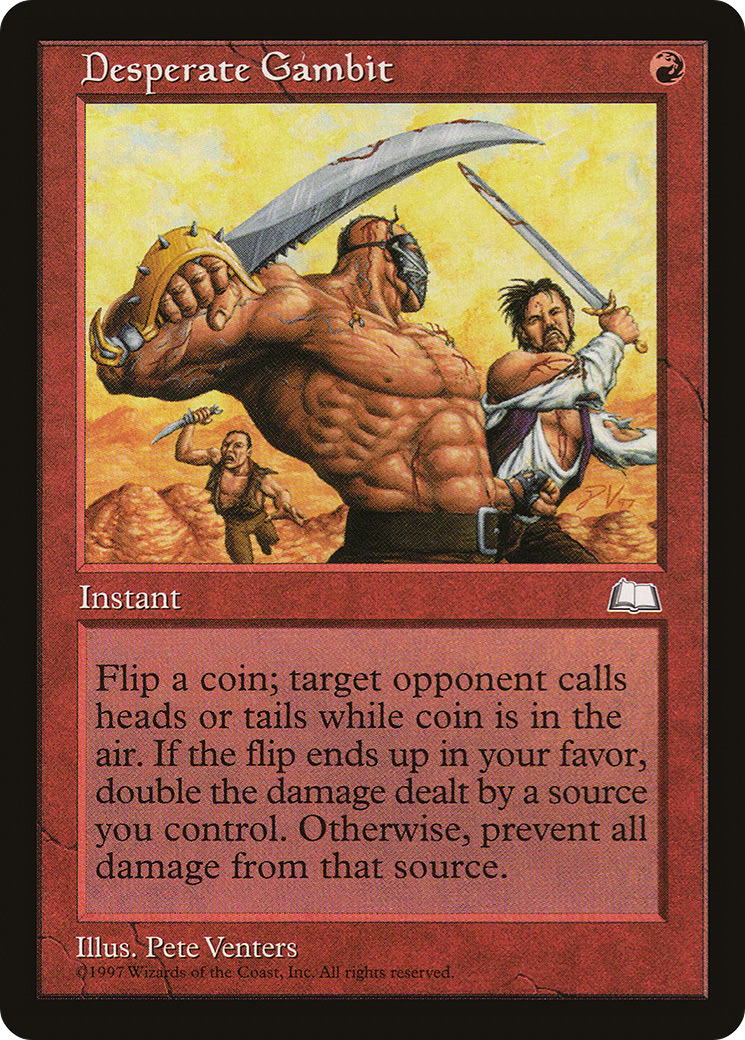 Image of Desperate Gambit [Weatherlight]