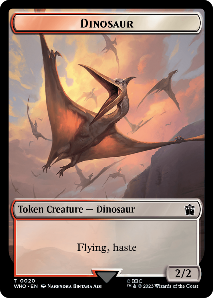 Image of Alien // Dinosaur Double-Sided Token [Doctor Who Tokens]