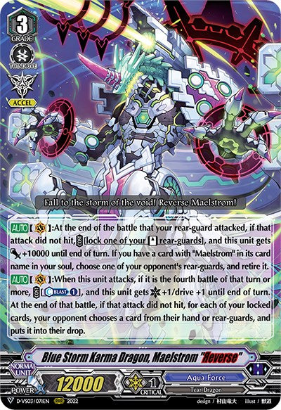 Image of Blue Storm Karma Dragon, Maelstrom 